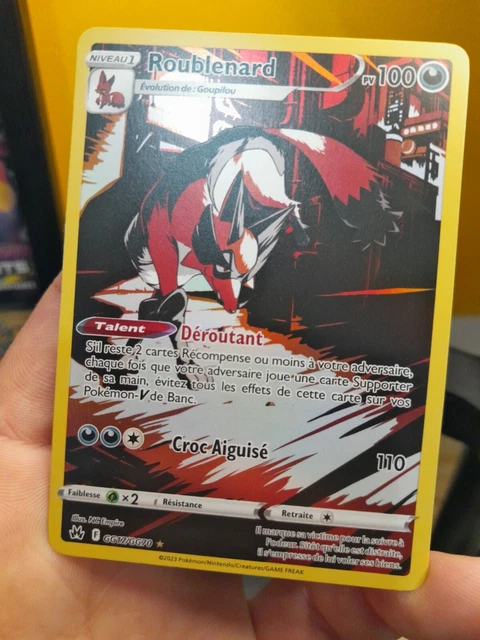 Carte Pokémon FR roublenard GG17/GG70 Ultra Rare Zénith Suprême EB12.5 🗡️🛡️