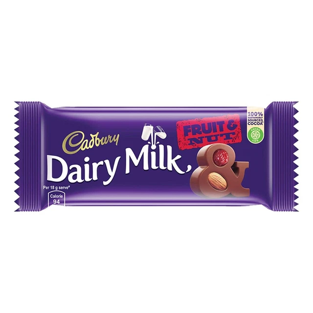 CADBURY DAIRY MILK Chocolate Bar Fruit and Nut, 36 g World Wide £8.68