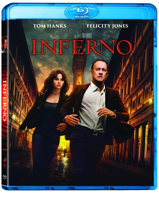 Inferno  (Blu-ray) Tom Hanks Felicity Jones Ben Foster Omar Sy