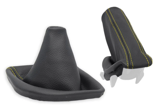 Soufflet De Levier De Vitesse Pour Renault Laguna 2 Phase 2 (2005-2007) - Coutures Rouges, Neuf