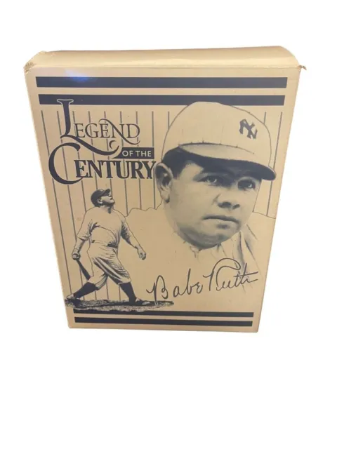 Babe Ruth 1999 Legend of the Century Collector's Lidded Beer Stein W/COA & Box