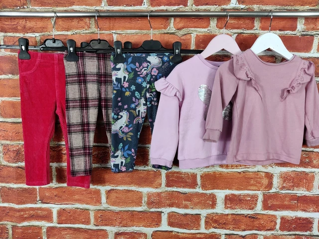 Baby Girl Bundle Age 12-18 Months Next M&S Tu Leggings Sweatshirt Top Set 86Cm