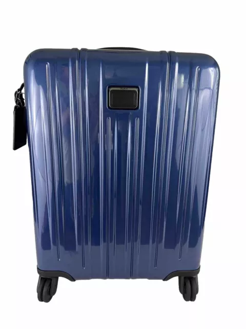 TUMI 19 Degree Continental Expandable 4 Wheeled Carryon Blue  NEW