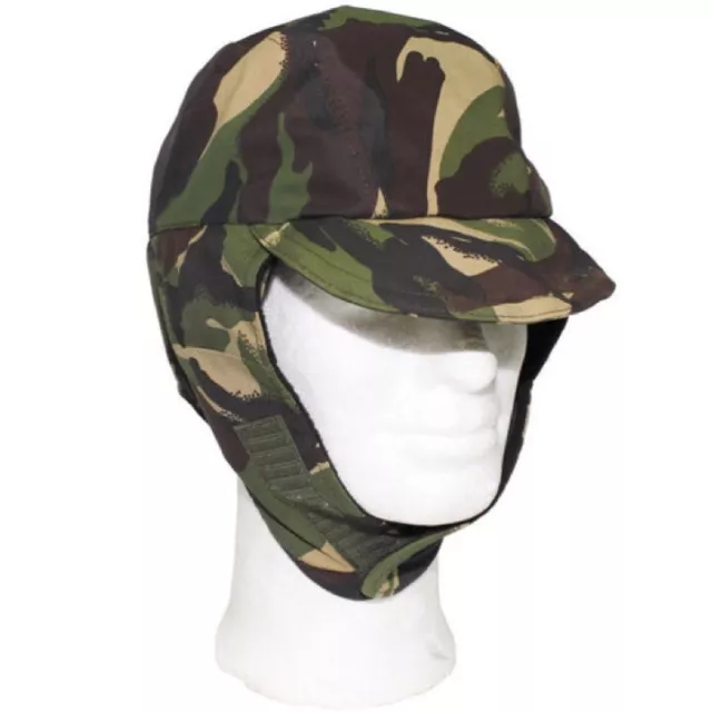 British Army Waterproof Hat Fleece Lined MVP DPM Camouflage Camo Genuine Surplus