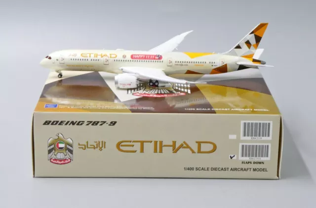 Etihad B787-9 Reg: A6-BLM JC Wings Scale 1:400 Diecast model FLAPS DOWN XX4219A