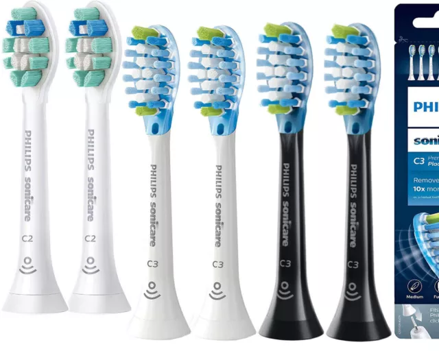 4-8 Handles C2 C3 Sonicare Plaque Defence Replacement Toothbrush Heads HX9043 2