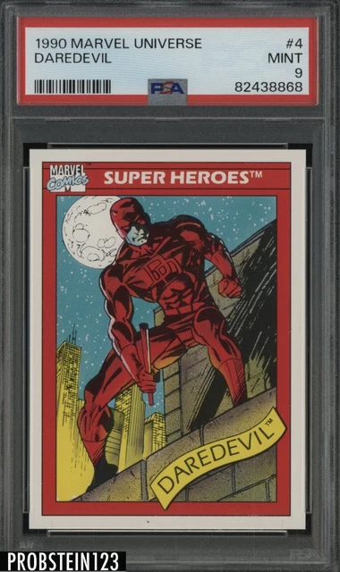 1990 Marvel Universe #4 Daredevil PSA 9 MINT