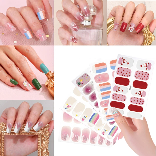 14 spunti 3D design nail art sticker adesivi fiori manicure fai da te