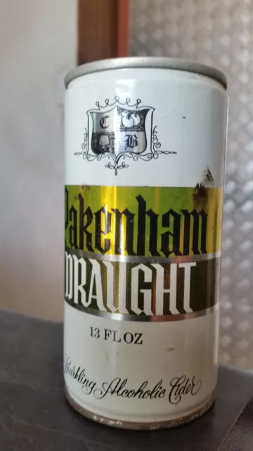 rare  vintage pakenham draught beer tin  can (empty)