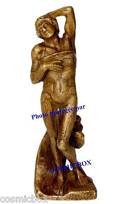 Statuette en bronze l'ESCLAVE MOURANT de MICHEL ANGE statue figurine déco art