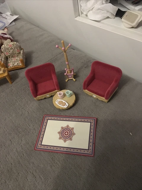 SYLVANIAN FAMILIES LUXURY Living Room Set 12.00 PicClick UK