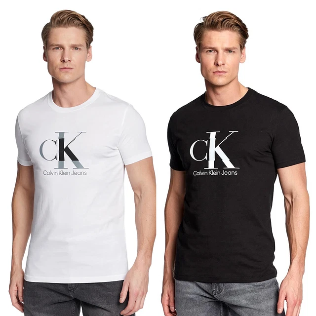 Calvin Klein Maglietta T-Shirt Girocollo Uomo Maglia Cotone Sport J30J323299