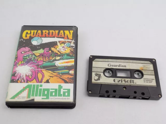 Boxed Commodore 64 Alligata Guardian