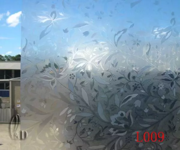 90cm x3m Static Glueless 3D Reusable Removable Frosted Window Glass Film L009 3