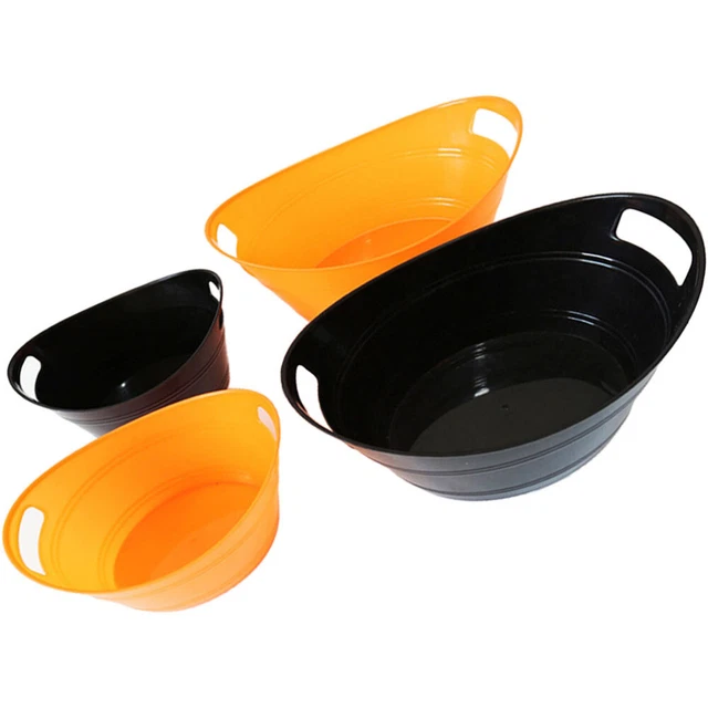 4 pz scatola caramelle plastica cestini per uova di Pasqua strega ciotola per caramelle
