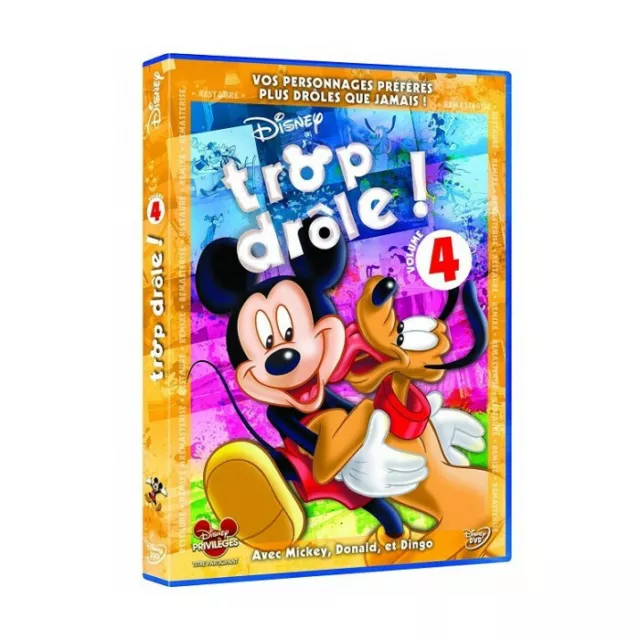 Trop drôle ! (volume 4) Avec Mickey, Donald & Dingo DVD NEUF
