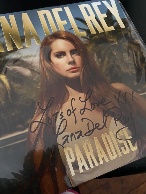 Lana Del Rey Signed Autographed Paradise Album with certificate