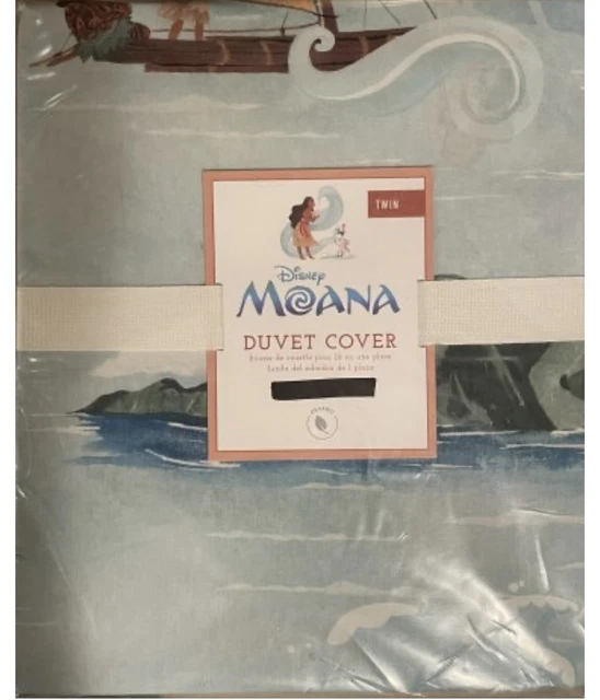 POTTERY BARN MOANA Kids Disney Duvet Twin Size Never Used 89.00 PicClick