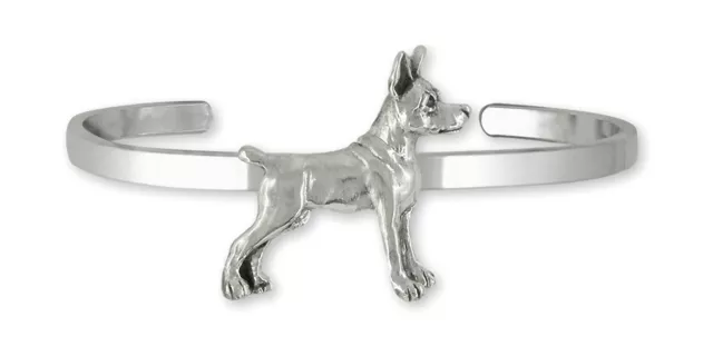 Rat Terrier Jewelry Sterling Silver Handmade Rat Terrier Bracelet  RTT3-CB