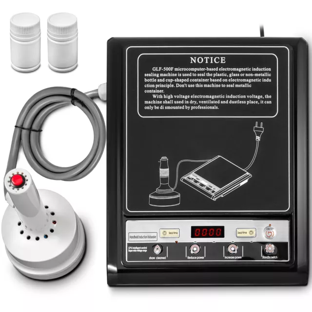 800-1200W Bottle Cap Foil Induction Sealer Handheld Sealing Machine 20-100mm