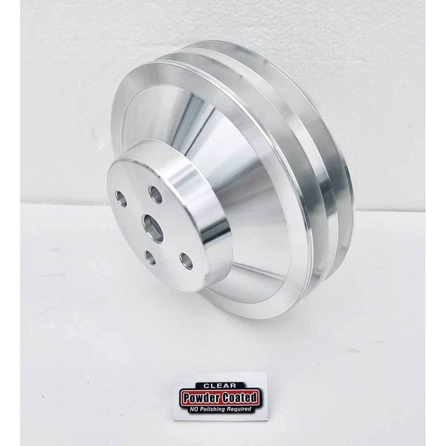 Pontiac V8 Double Groove Water Pump Pulley 6-1/8"