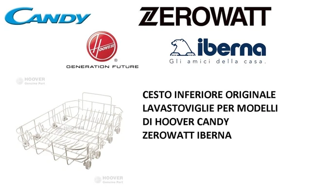 Guida Cesto Inferiore Sinistro Per Lavastoviglie Candy | Ricambio Compatibile Con Codice 41017656 | Per Modelli Multiple - Foto 4