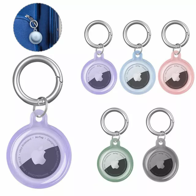 Pour Apple Airtag Silicone Case Protector Cover Shell Key Chain Tracker Air €