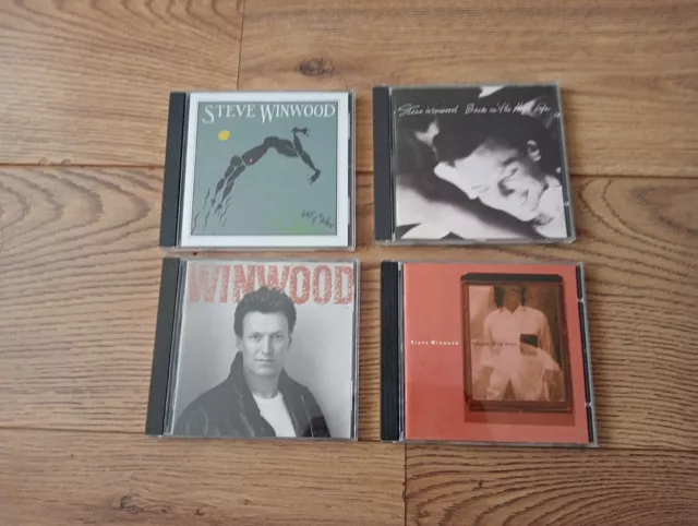 steve winwood cds- Arc Of A Diver, High Life, Roll With It. Refugees of Heart