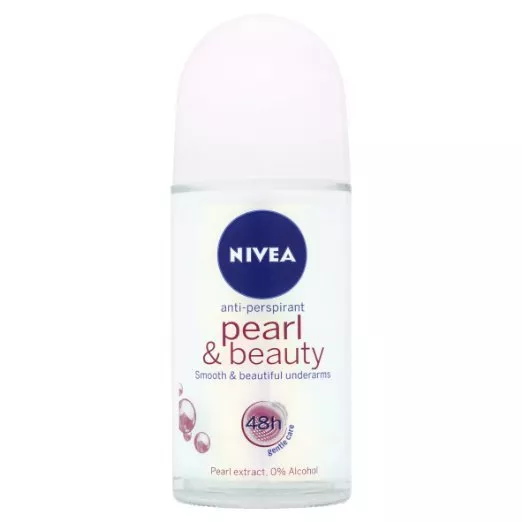 Nivea Pearl & Beauty Antiperspirant Deodorant Roll On - 50Ml