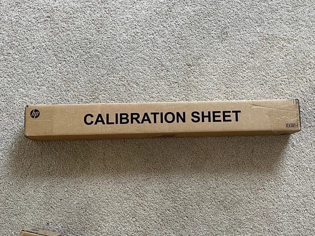 Calibration Sheet for HP DesignJet T2500 or T3500 Printer Plotter, #CN727-60025 Calibration Sheet for HP DesignJet T2500 or T3500 Printer Plotter, #CN727-60025