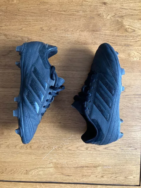 Adidas Football Boots Goletto - FG Firm Ground Junior - Grey/Black - UK 1 (EU33)