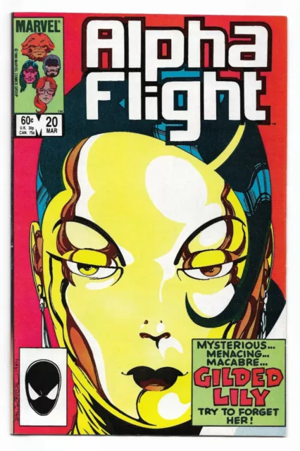Alpha Flight #20 (Vol 1) : NM- : "Gold and Love Affairs!"