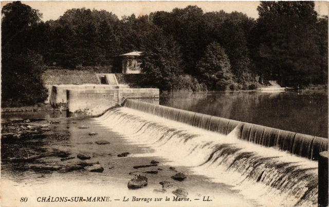 CPA AK CHALONS-sur-MARNE - Le Barrage (743078)
