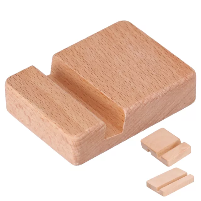 Phone Stand Wooden Compact Durable Universal Simple Stylish Modern Phone Hold UK