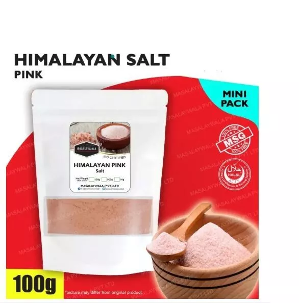 2pack-Pure Pink Himalayan Salt  Fine iodized Grain food grade100% Natural