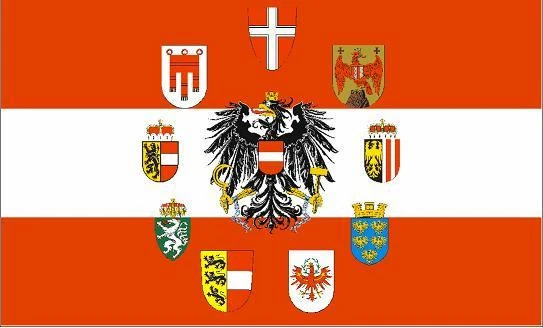 U24 Flagge Kaiserreich Mit Wappen – 40x60 Cm, Wetterfest Aus Polyester, Für Boot Oder Zuhause