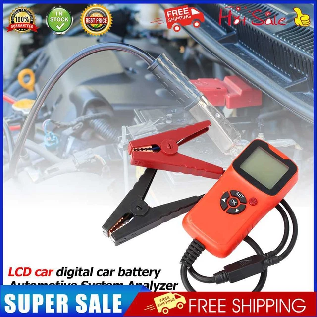 LCD Car Voltage Tester Built-In Prompt Tone Auto Circuit Tester Diagnostic Tool