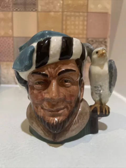 Royal Doulton Small Character Toby Jug The Falconer D6540