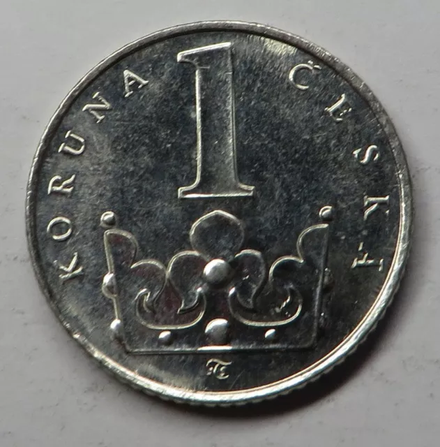 Czech Republic Koruna 1994(m) Nickel Plated Steel KM#7 UNC