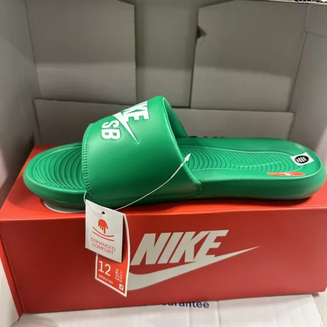 nike victoria one slide Lucky Green