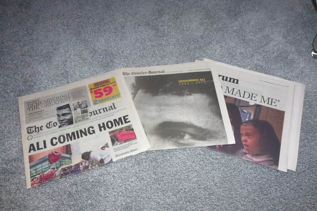 MUHAMMAD ALI NEWSPAPER From Louisville Usa Full Paper June 5Th 2016 £9. ...