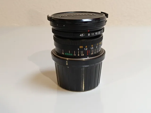 Mamiya N 43mm f/4.5 L, for Mamiya 7 / 7 II, wide angle lens _0,4_5
