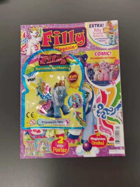 Filly Magazin Nr. 01/23 Prinzessin Sara Rainbow Butterfly OVP Mädchen  Pony