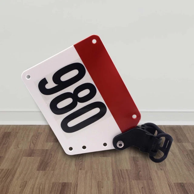 Cycling Number Plate Holder Quick Release for Seatpost