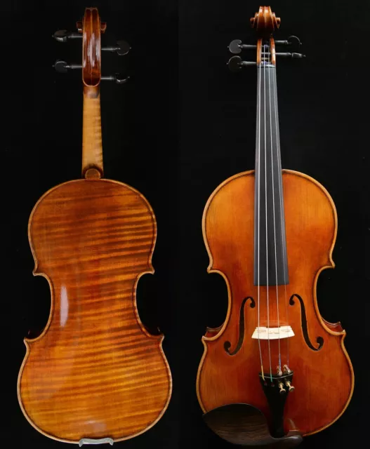 1-PC Back Violin Guarneri  Cannone Violin Master Level Violin No. W-086