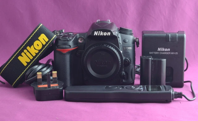 Nikon D7000 16.2MP Digital SLR Camera - Black (Body Only)  Nikon Charger 2546A