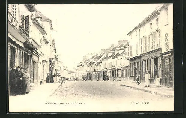CPA Dormans, Rue Jean de Dormans 1904