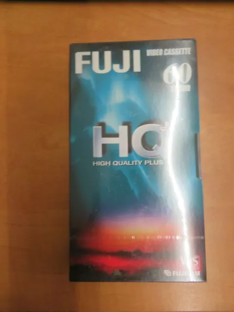 Lot De 10 Fuji Hq+E-60 Vhs Video Cassette 1 Heure Neuves