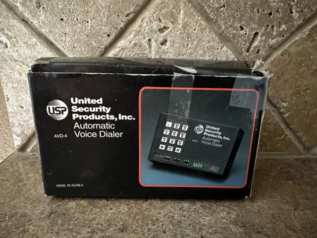 United Security Products Inc. AVD-4 Voice Dialer
