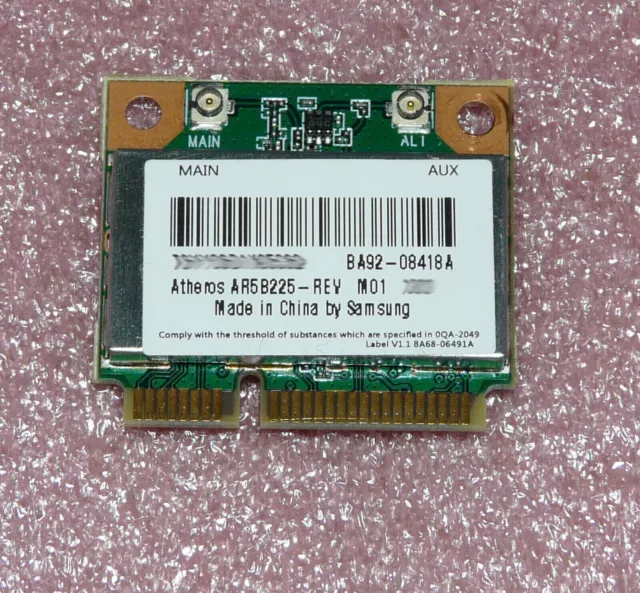 Atheros AR5B225 Netzwerkkarte Mini PCI-E WLAN WiFi 802.11bgn Samsung NP355V5C